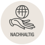 NACHHALTIG Weltkugel Hand